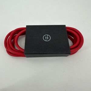 Beats by Dre 3.5mm Aux Audio Cable Red 848-00004-00-A Male to Male L-Shape